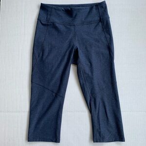 Outdoor Voices Blue Cropped Leggings Small